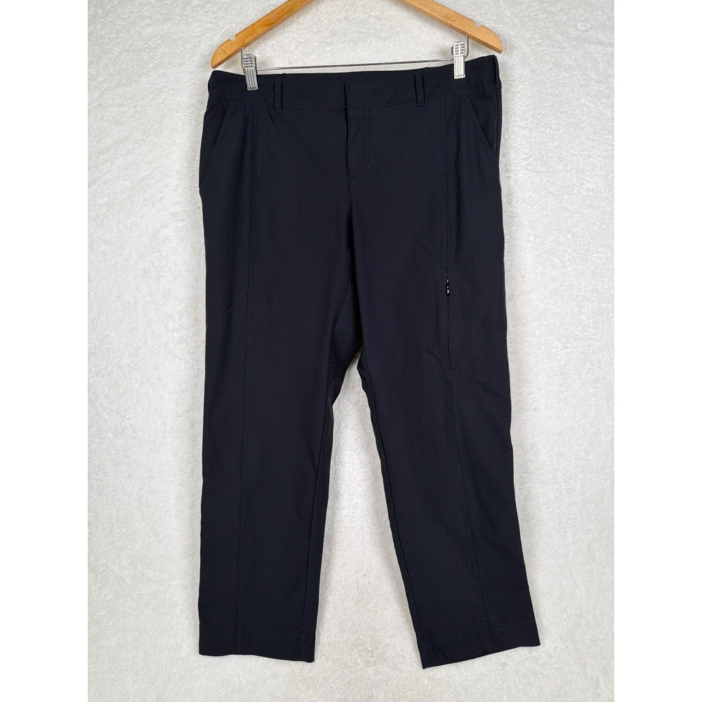 Kirkland Signature Ankle Pants Womens 10 Black Outdoor Travel Stretch Cargo
